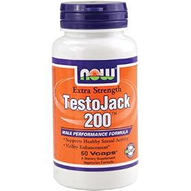 NOW Foods Testo Jack 200  Extra Strength, 60 VcapsNow Foods Testojack 200 Extra Strength