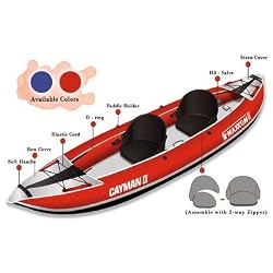 Maxxon 2 Person Inflatable Kayak, 12-Feet 5-Inch