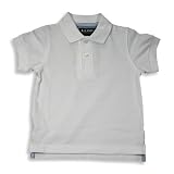 E-Land - Boys Short Sleeved Polo Shirt, White