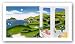 Seaside Golf by Thomas McKnight 17.75"x35.75" Art Print Poster