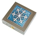 Sparkle Snowflake Pill Box Large