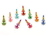 Self Adhesive Indian Bindi Dots Bollywood Belly Dance Tattoo Body Art and Crystal Wedding & Bridal Fashion Jewelry