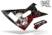 Guitar Hero 2 Faceplate Skin Xbox 360 - (Xplorer Guitar) Black Skulls