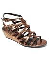 Report Women's Lynette Strappy Wedge Sandal,Black,6 M US