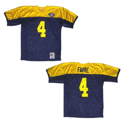 Mitchell & Ness Green Bay Packers 1994 Brett Favre #4 NFL Throwback Football Jersey (Size: 44(L))