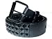 MENS/WOMENS BLACK STUDDED BLACK PUNK BELTS 30" TO 44"