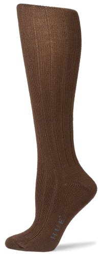HUE Women's Soft Ribbed Knee Socks
