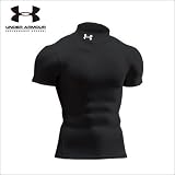 UNDER ARMOUR(アンダーアーマー) UAヒートギアコンプレッションショートスリーブモックT (BLK)(#MCM3421)