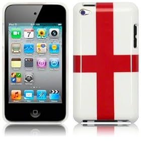 iPod Touch 4 4G 4th Gen St George England Flag Glossy Hard Case Cover Protector from The Keep Talking Shop Ipod Touch 4th Generation Accessories