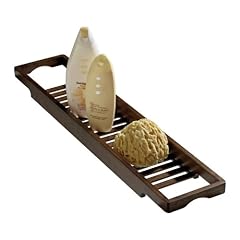 Wenko 17688100 Badewannenbr�cke Belingo - Holz, 70 x 14.5 x 4.5 cm, Walnussholz-Optik