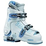 Roces Idea Adjustable Kid's Ski Boots - 22.0-25.0/White-Powder-Blue
