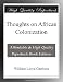 Books : Thoughts on African Colonization