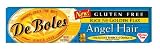 DeBoles Gluten Free, Rice plus Golden Flax,  Angel Hair Pasta, 8-Ounce Boxes (Pack of 12)