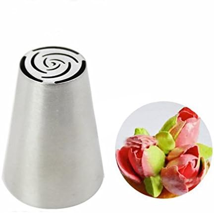 AOHAO 1 PCS DIY Stainless Steel Icing Piping Nozzles Pastry Tips Fondant Cup Cake Baking