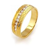 14K Men's Diamond Ring