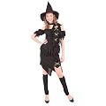 Damen Kost�m sexy Hexe Kleid Hut Hexenhut
