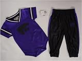 Kansas State Wildcats NCAA (University) Baby/Infant White Jersey & Pants Set