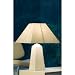 Belleek Inspired Lamp and Shade, 22"