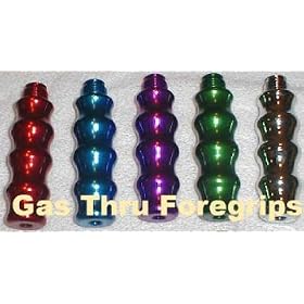 PAINTBALL: Dead On Gas Thru Foregrip - Green by 