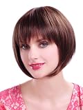 Party Short Straight Wig Brown Bob Hair Wig Picture