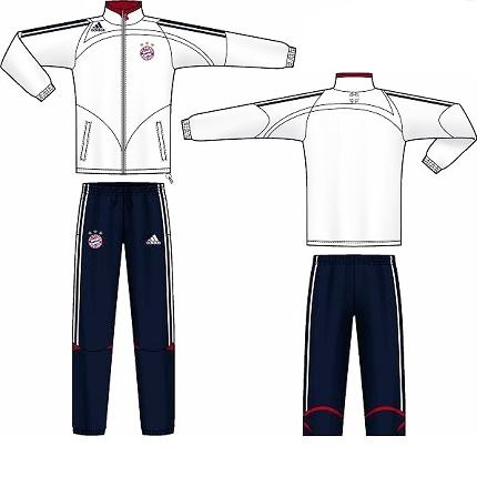 Adidas FC Bayern München Trainingsanzug 07/08