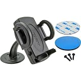 New Arkon Universal Cell Phone Mini Adhesive Dash Desktop Screw Mount Suction Cup Circular Disc