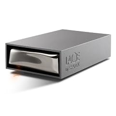 LaCie Starck Desktop 1TB externe Festplatte (8,9 cm (3,5 Zoll), 480 Mbps, USB 2.0) silber