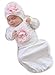 Candy Shop Kids Baby Girls' Flower Gown and Hat Set