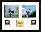 Hale Irwin & Gary Player Framed Used & Autographed Golf Balls