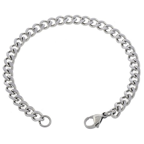 Women's Stainless Steel 5mm Anklet Choose From 7in - 14in