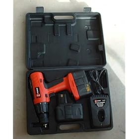 Z Power Cordless Drill, 2 Batteries, Charger, Professional Tool by Import