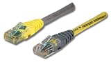 Belkin Cat5e Moulded UTP Crossover Cable (Yellow Cable with Grey Boot) 2m