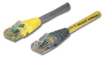 Belkin Cat5e Moulded UTP Crossover Cable (Yellow Cable with Grey Boot) 5m