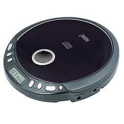 Jwin Electronics JX-CD335BLK Personal CD Player, Black