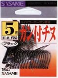 ササメ針 力ン付チヌ 黒 1号 RT-05