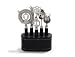 Kitchen & Housewares : Metrokane VIP 7-Piece Bar Tool Set, Black (plus Caddy)