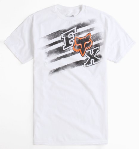 Fox Mens Crawler Tee - White X Lrg Size