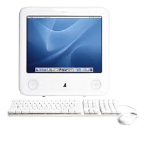 Apple eMac Desktop 17" M9252LL/A (1.0-GHz PowerPC G4, 128 MB RAM, 40 GB Hard Drive, DVD/CD-RW Drive)
