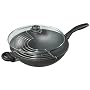 Swiss Diamond Cast-Aluminum Nonstick 5-2/7-Quart Wok with Rack and Lid