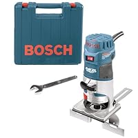 Bosch PR20EVSK Colt Palm Grip 5.6 Amp 1-Horsepower Fixed-Base Variable-Speed Router with Edge Guide