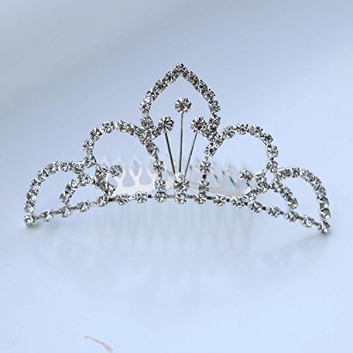 Bridal Wedding Rhinestone Crown Hair Comb (9104)