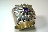 Inspired Sterling Silver and Gemstone Ring