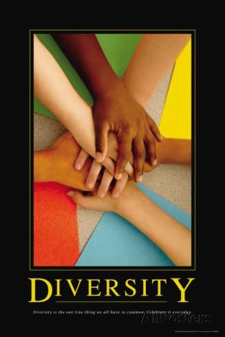 Diversity 18-Inch by 24-Inch Poster Art Print