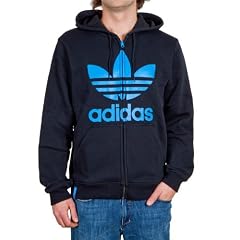Adidas Trefoil P51008 Hooded Zip black/pool