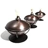 Strathwood Basics Copper-Finish Oil Lamp, Set of 3