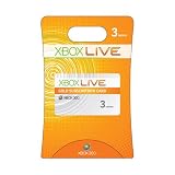 Xbox 360 Live 3 Month Gold Card