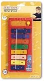 Bontempi XL5832 - Mini Xylo, Xylophon mit 8 farbigen Metallplaettchen, 24cm