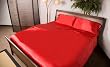 Liberator Claret Silk Fascinator Fitted Bedding Sheet