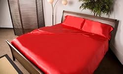 Liberator Claret Silk Fascinator Duvet Bedding Sheet