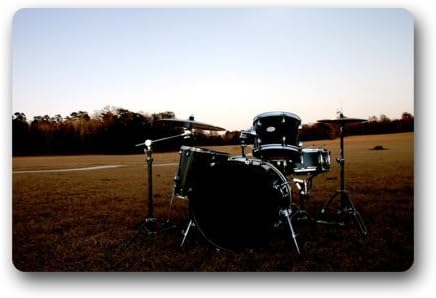 Custom rock drum set/drum kit musical instrument Durable Indoor/Outdoor Stain - Resistant Door Mat 23.6"(L) x 15.7"(W)